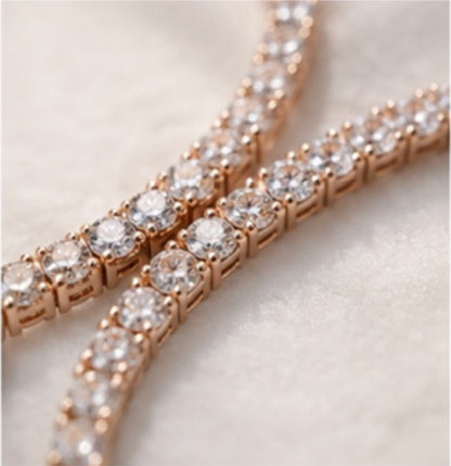 Luxury Diamond Tennis Chain