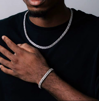 6mm Moissanite Cuban Chain
