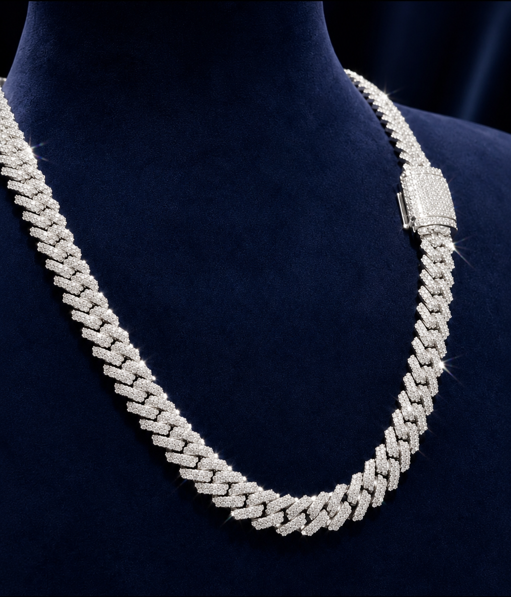 Luxury Lab Diamond Cuban Link Chain