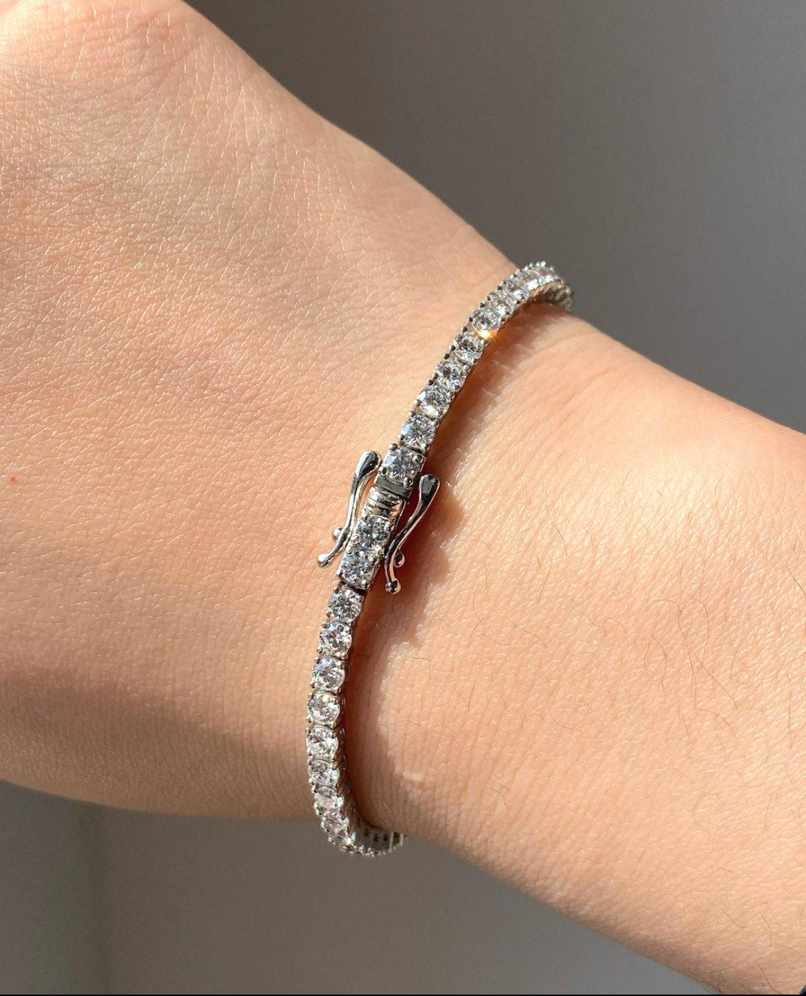 3mm IGI Lab Diamond Tennis Bracelet