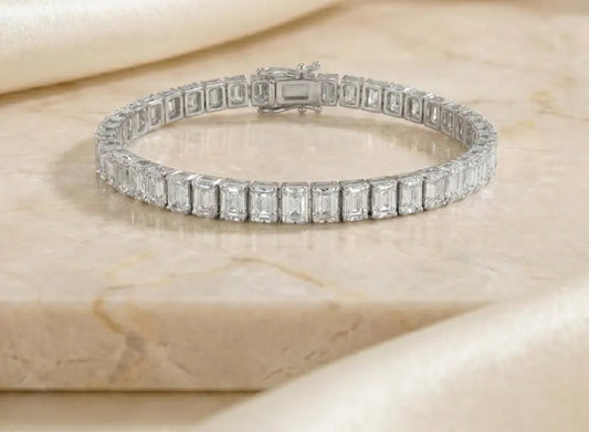 Private Creator Order — Emerald-Cut Lab-Grown Diamond Tennis Bracelet