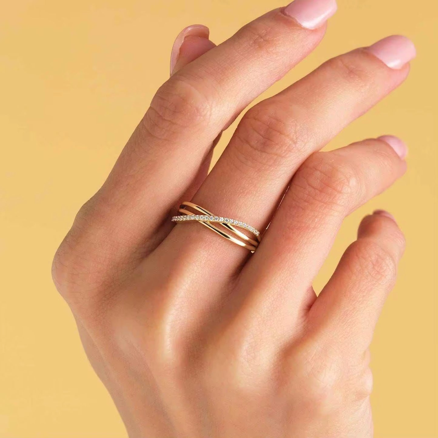 Infinity Diamond Ring