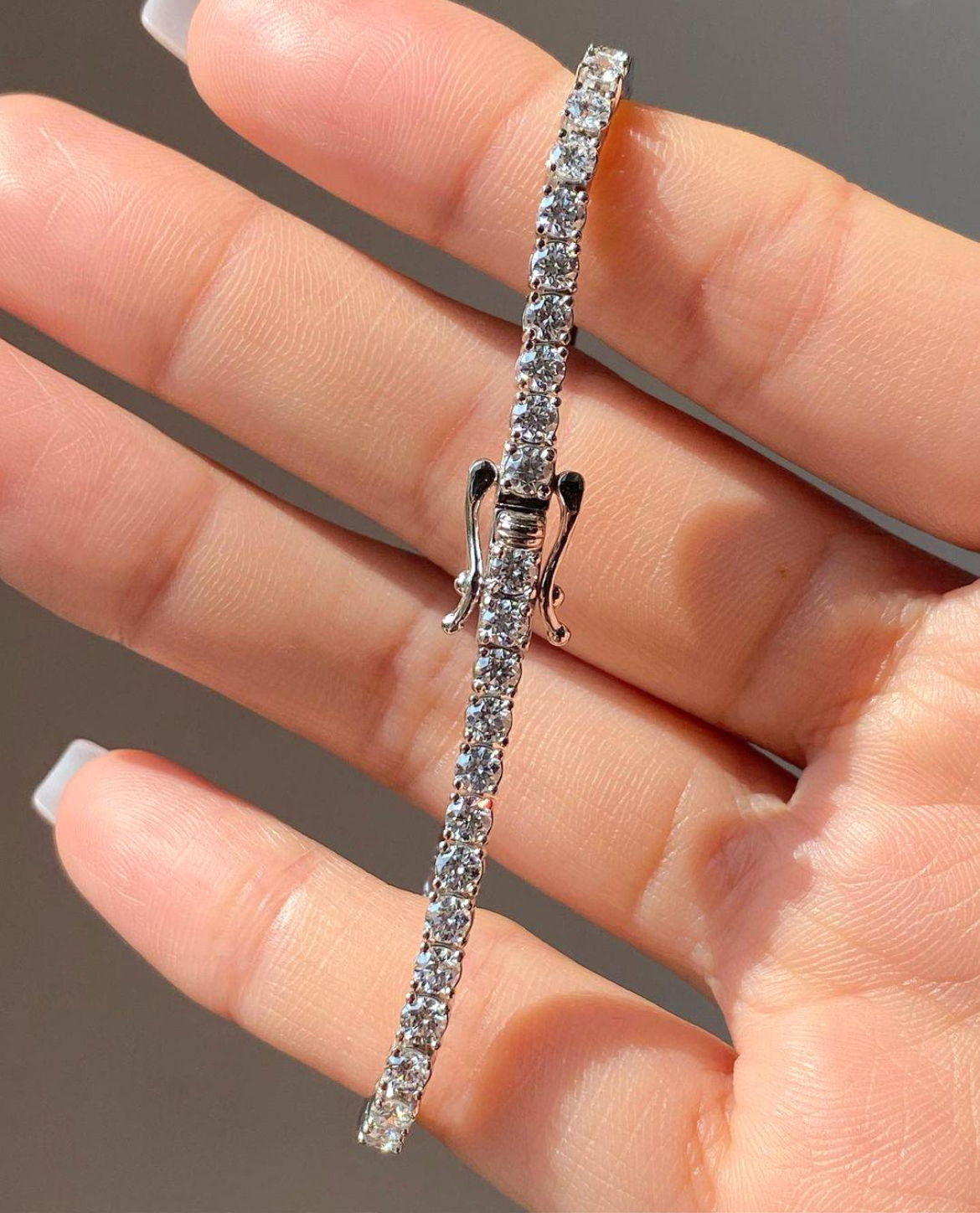 3mm IGI Lab Diamond Tennis Bracelet