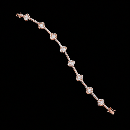 Iced Clover Bracelet