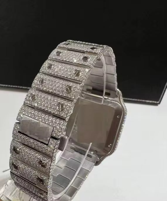 Arabic Ice Automatic Watch | Moissanite Edition | 41mm