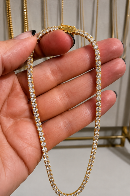 Luxury Diamond Tennis Chain