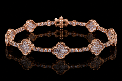 Iced Clover Bracelet