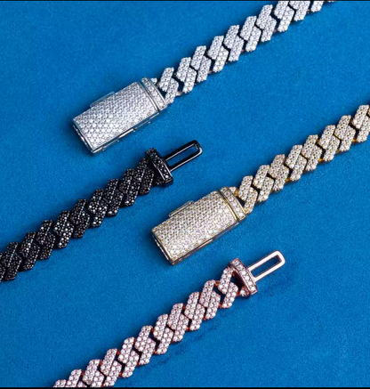 6mm Moissanite Cuban Chain