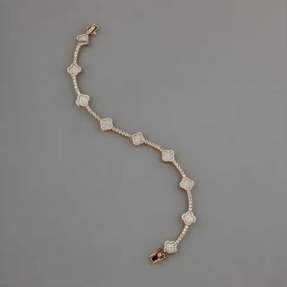 Iced Clover Bracelet