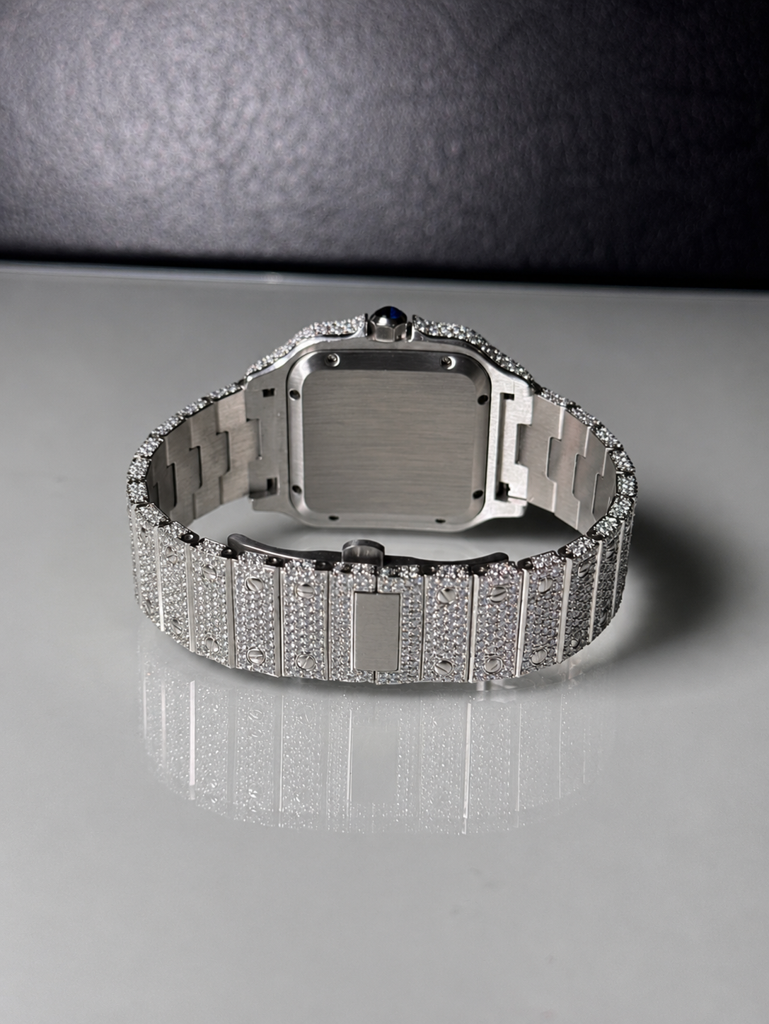 Royal Blue Iced Luxury Watch