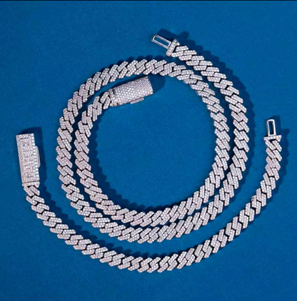 6mm Moissanite Cuban Chain