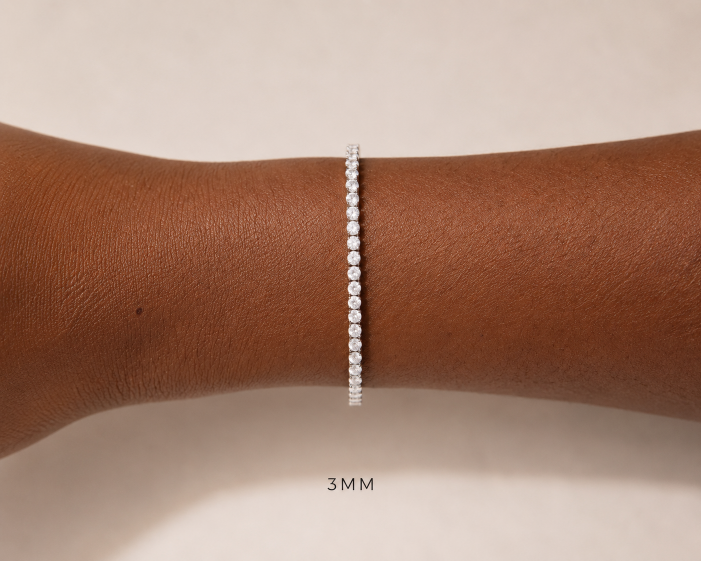 3mm IGI Lab Diamond Tennis Bracelet