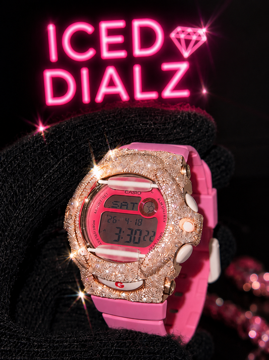 Pink Iced G-Shock Watch