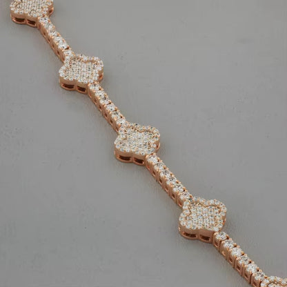 Iced Clover Bracelet