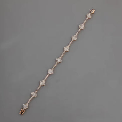 Iced Clover Bracelet