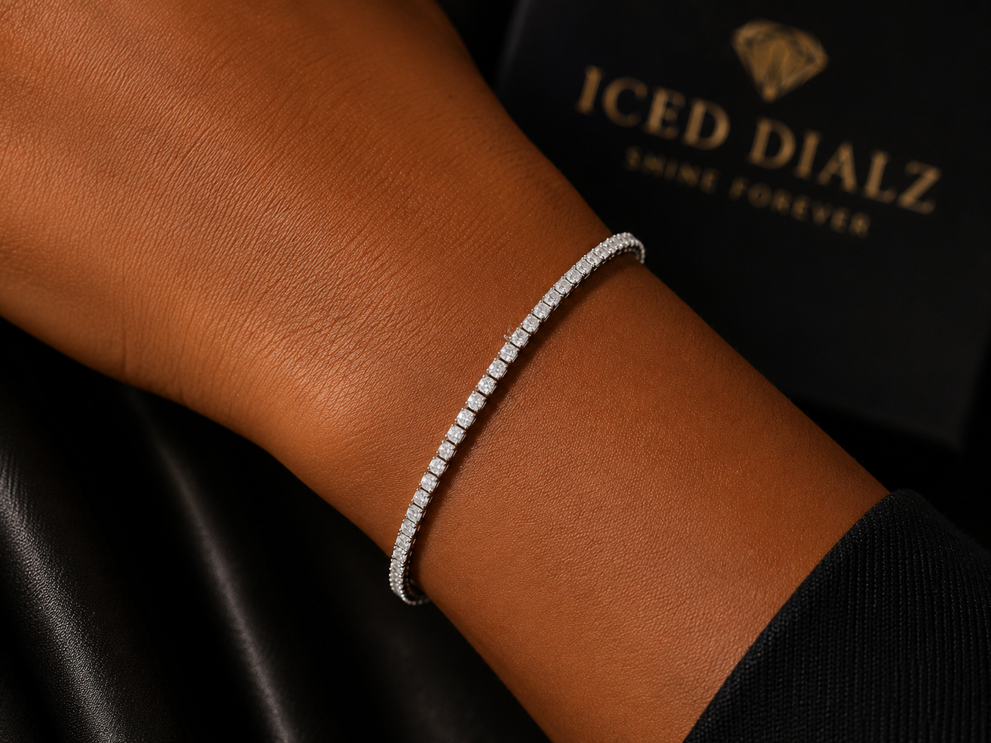 3mm IGI Lab Diamond Tennis Bracelet
