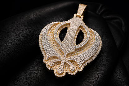 Iced VVS Diamond Khanda Pendant