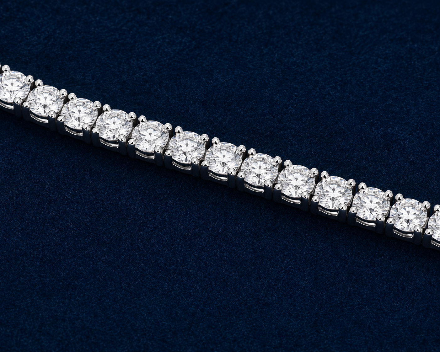 VVS D Color Moissanite Tennis Bracelet | 925 Sterling Silver