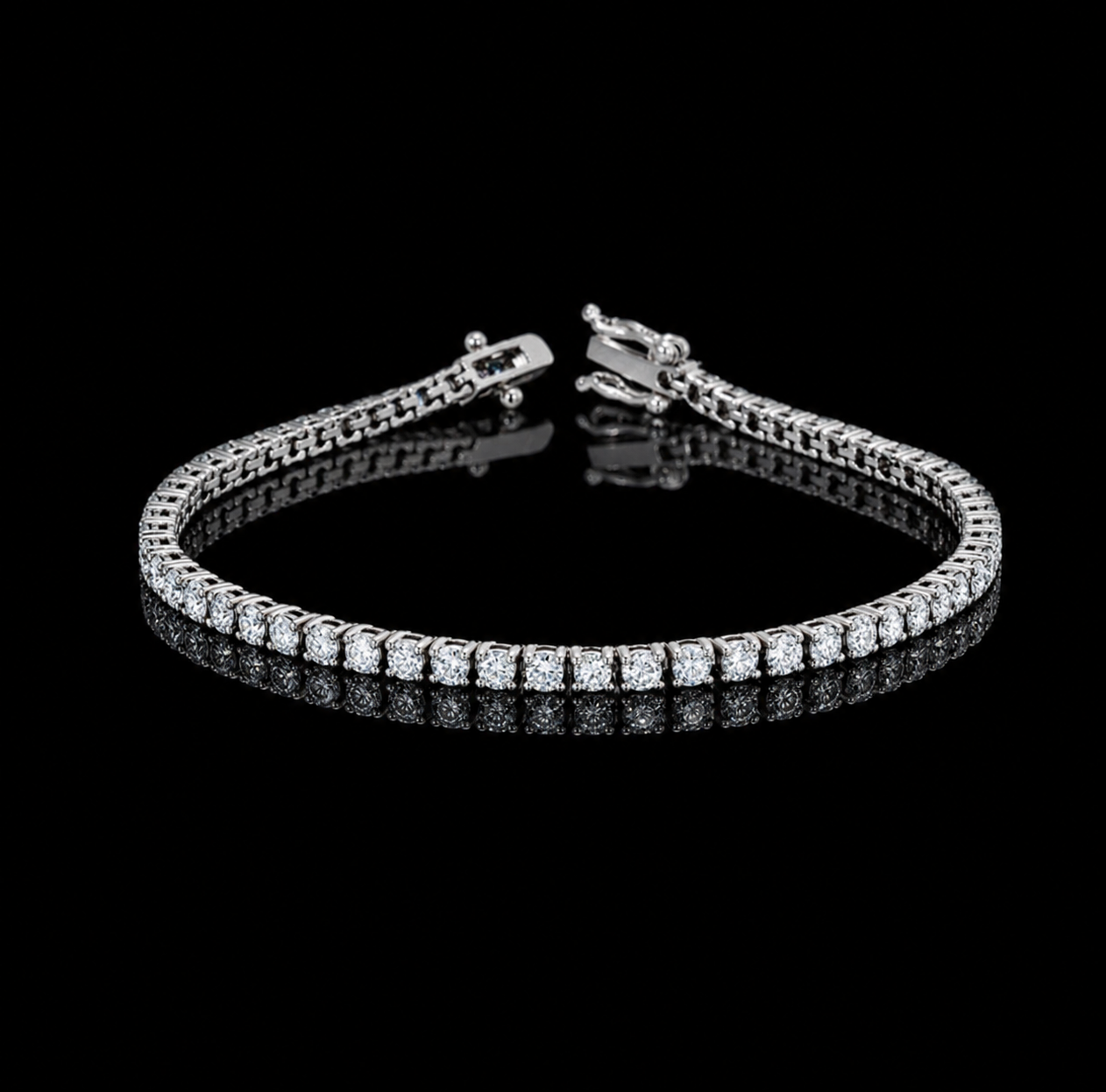 3mm IGI Lab Diamond Tennis Bracelet