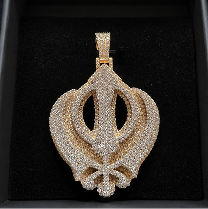 Iced VVS Diamond Khanda Pendant
