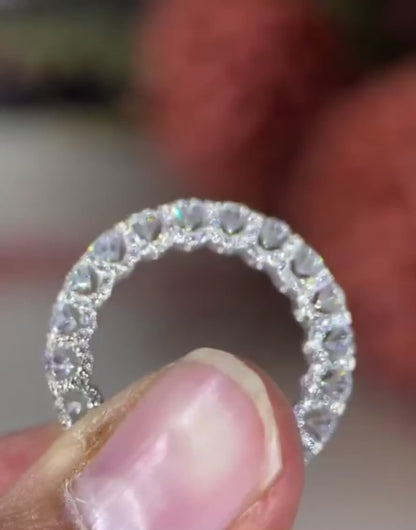 Signature Lab Diamond Eternity Band | 925 Silver, 10K, 14K & 18K Gold