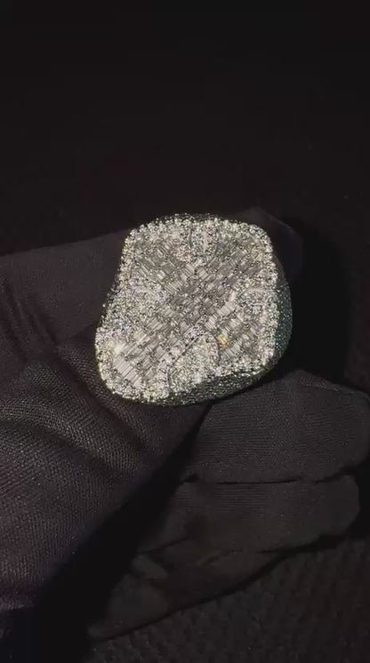 Iced Cross Ring